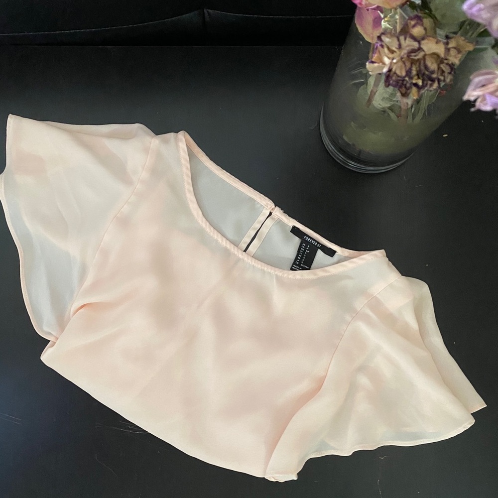 ‼️SALE 5/$25‼️ Forever 21 pink blouse. ✨
